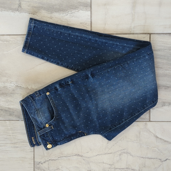 MICHAEL Michael Kors Dark Blue Skinny Jeans - Picture 1 of 8